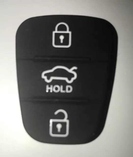 Kia Key Fob 3 Button Rubber Pad Insert- Ceed Rio Picanto Sportage Sorento Remote