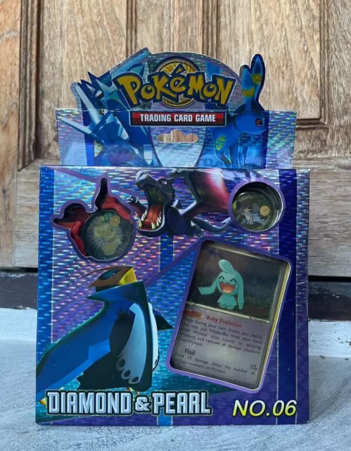 Pokemon Diamond and Pearl Booster Pack NO.6 - New and shooter coins.