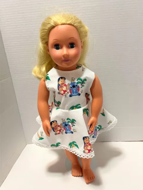 Doll Clothes Lilo And Stitch  Dress Fits American  Girl & 18"  Doll Homemade