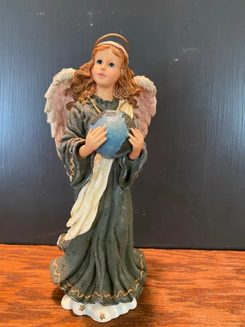 2000 Boyds Bear Folkstone Collection Aquarius The Dawning Angel Figurine #28212