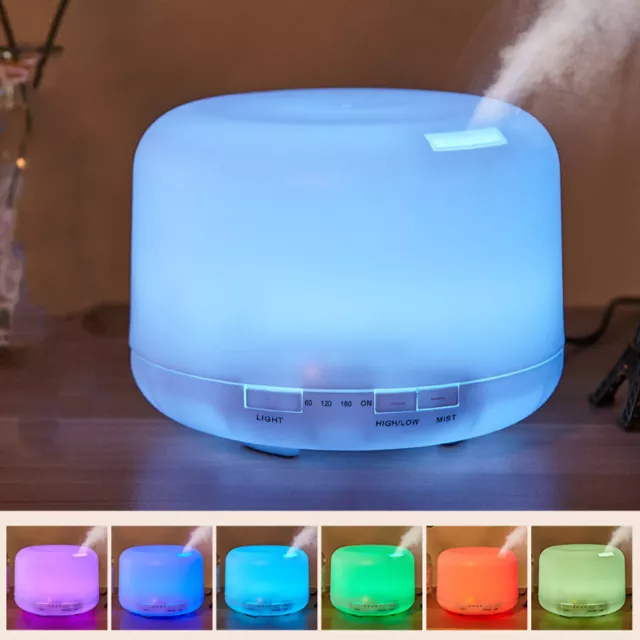 Electric Air Diffuser Aroma Oil Humidifier USB Night Light Up Home Relax Defuser