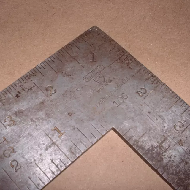 Vintage Stanley Sweetheart SW 100 Steel Carpenter 16 x 24 Square ... Made in USA