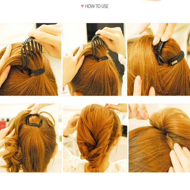 Women Hair Comb Accessories Hairpins Headwear Comb Inserts Hair Clip Twist Decor