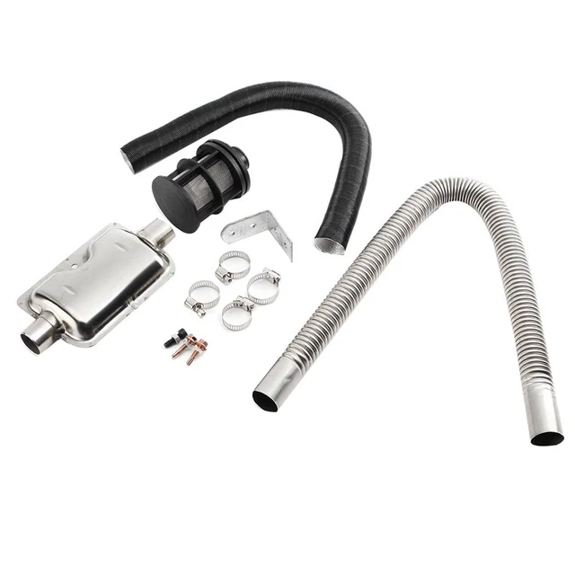 Supporto motore a petrolio greggio riscaldamento 24 mm gas di scarico suono ammortizzatore 25 mm aspirazione aria di scarico Sch7119