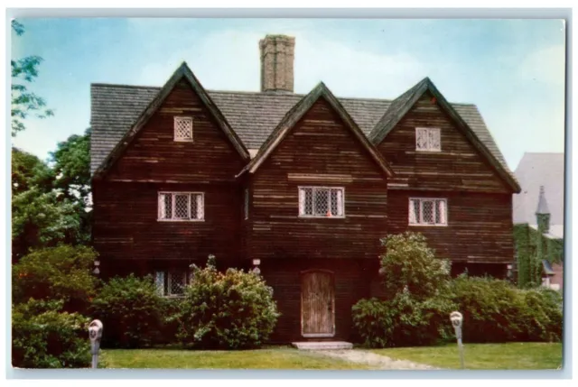 c1960's Old Witch House, Home of Justice Corwin Salem MA Vintage Postcard