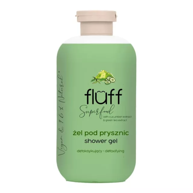 Fluff - Gel de Ducha Pepino y Té Verde 500ml
