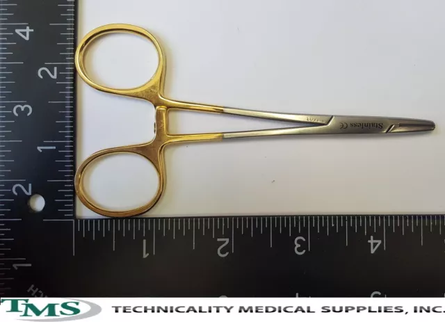 T/C Derf Needle Holder 4.75" Surgical Dental Veterinary Grasping Instruments