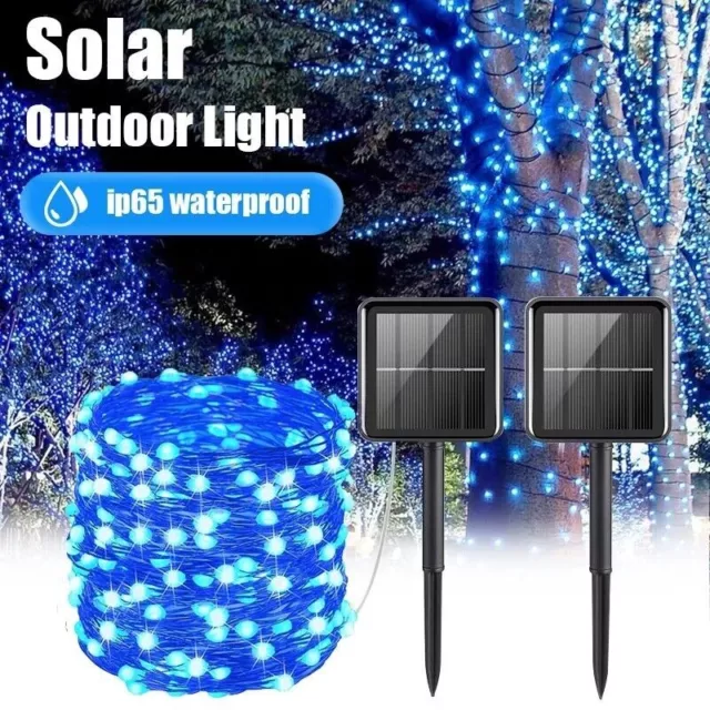 100 LED Solar String Light Outdoor Solar Christmas Lights Waterproof for Garden