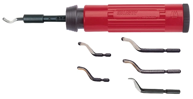 Shaviv 29178 Set M Classic "The 2 in 1" W/Classic Red Handle,Holder M Blades B1