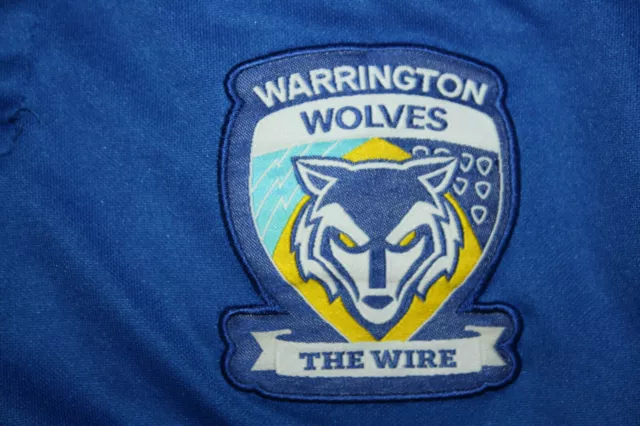 Warrington Wolves O'Neills 2019/2020 Rugby League Polo Style Leisure Shirt 2