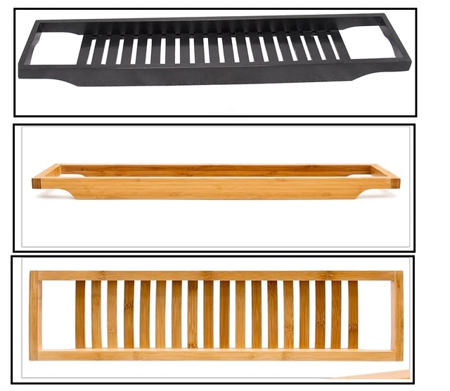 BAMBOO WOOD BATH Tub Rack Bathroom Shelf Tidy Tray Storage Caddy