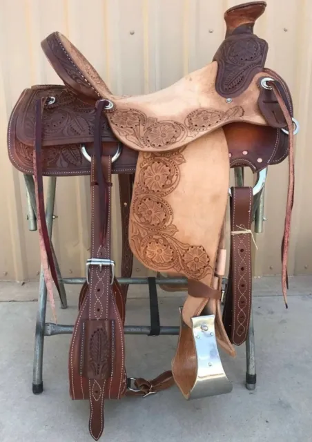 Zircon Roping Ranch Work Western Rider Trail Horse Saddle Wade Tree A Fork