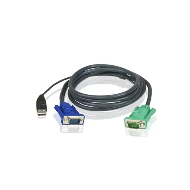 Aten Kvm Cable With Vga And Usb To 3In1 Sphd