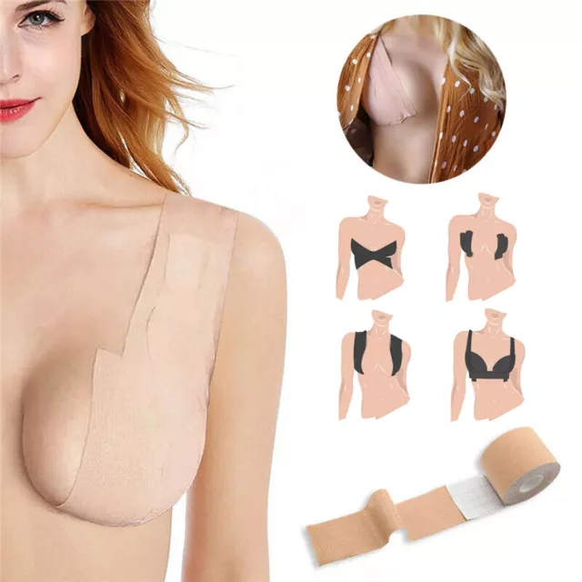 1 Roll Boob Tape Bras For Women Adhesive Invisible Bra Covers