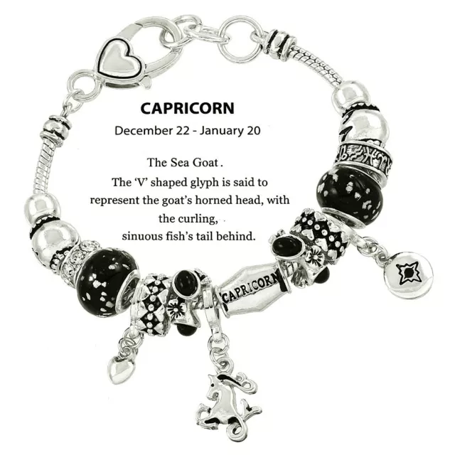 Zodiac Sign Bracelet Horoscope Animal SILVER GOLD Constellation Month Jewelry