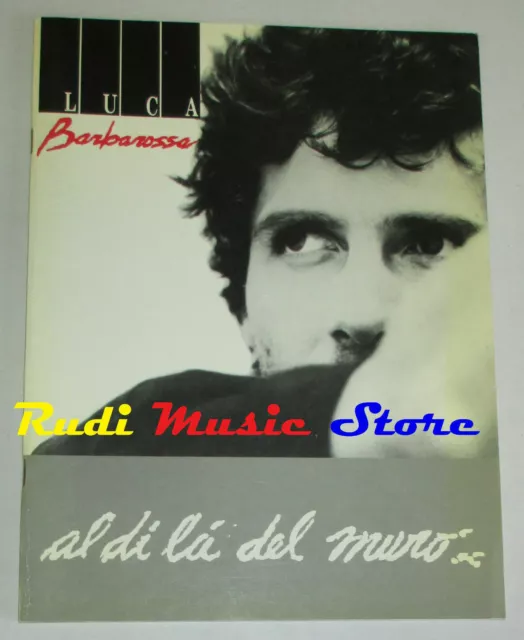 spartito LUCA BARBAROSSA Al di la del muro 1989 italy CARISCH cd lp mc dvd vhs