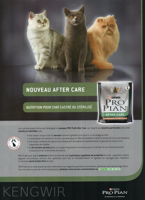 Publicite 12 Purina One Programme 21 Jours Chat Advertising Eur 3 00 Picclick Fr