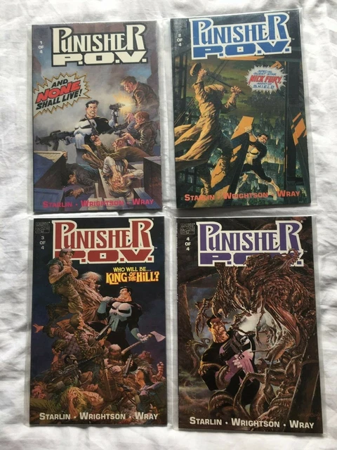 PUNISHER P.O.V. 1 2 3 4 complete set prestige format NM/M 9.8 1991 Marvel Comics