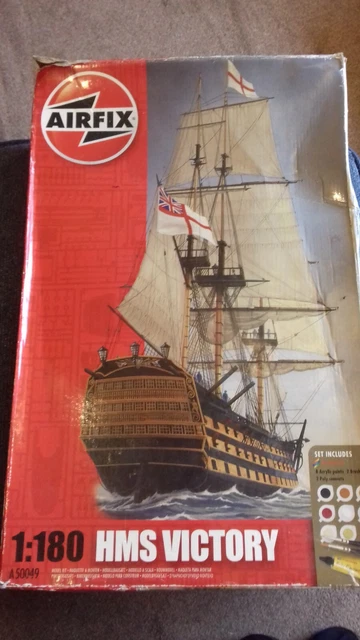 AIRFIX HMS VICTORY Model Kit 1:180 Scale Contents Unused & Sealed Bags ...