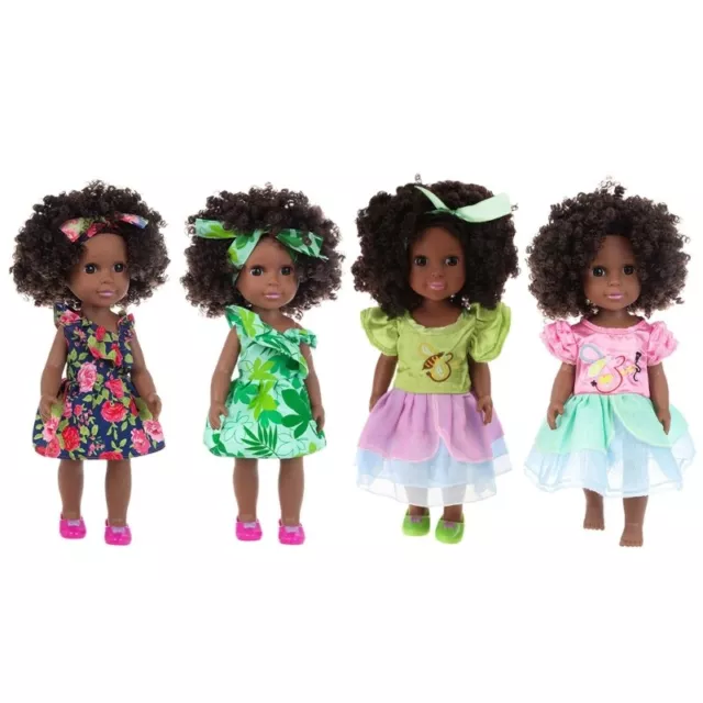 35cm Baby Boy Girl for Doll African American Soft