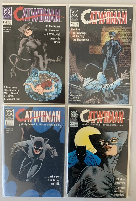 DC Comics CATWOMAN complete 4 part mini series 1989 1st series 1-4