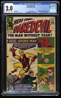 Daredevil #1 CGC GD 2.0 Cream To Off White Origin and 1st Appearance! Marvel