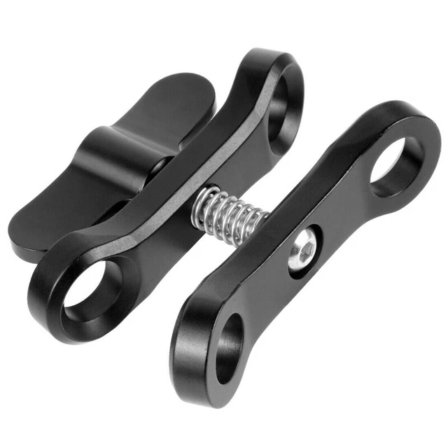 Clip a farfalla CNC morsetto subacqueo connettore luce montaggio testa a sfera treppiede5145