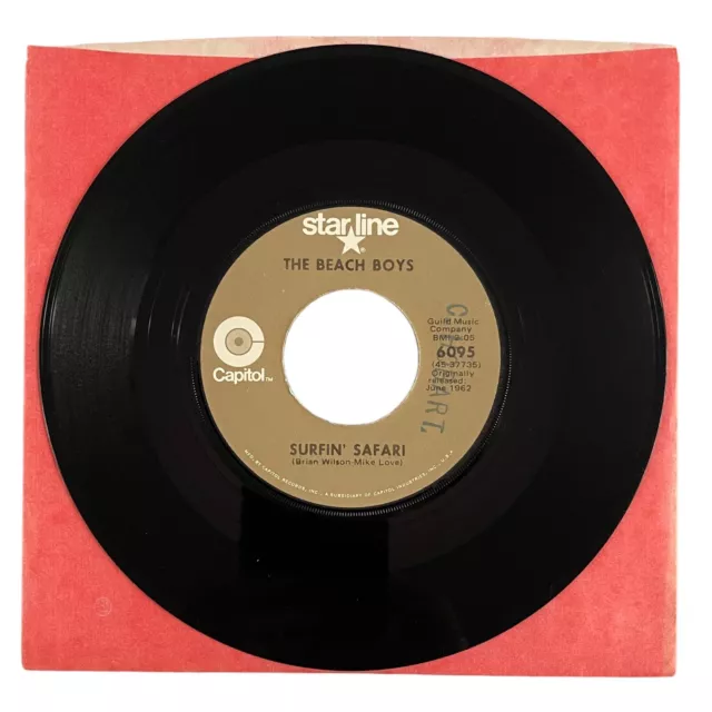 The Beach Boys - Surfin' Safari / 409 7" 45 disco DJ chip Hobart en muy buen estado +