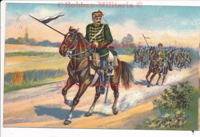 B482 Regimenstkarte Stendal Husar Müller Magdeburgisches Husaren-Regiment Nr. 10