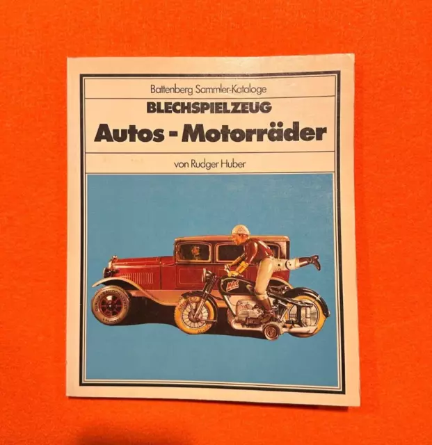 Blechspielzeug Autos Motorräder Battenberg alter  Katalog u.a. mit Märklin ..
