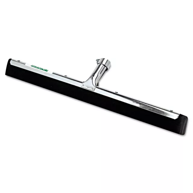 Unger Water Wand Standard Floor Squeegee, 18" Wide Blade, Black Rubber, Insert S