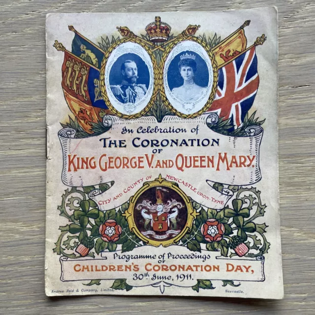 The Coronation Of King George V & Queen Mary - Programme Of Proceedings 1911
