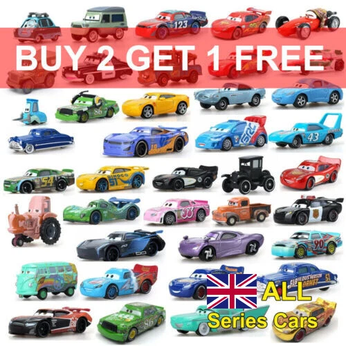 Disney Pixar Cars McQueen Full Range 1:55 Diecast Model Car Toy Gift For Boy UK