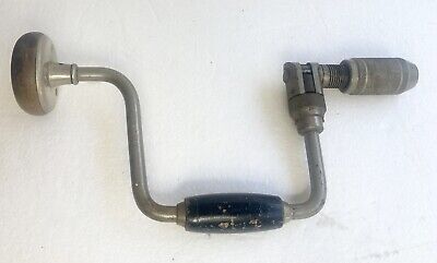 Vintage MINT Stanley No. 945A 10" Ratchet Hand Brace Drill Made in USA