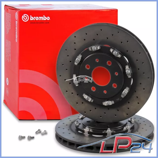 2X Brembo Disque De Frein 2 Pcs. Ventilé Ø305 Avant Pour Abarth 500 +C 1.4 08-