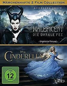 Maleficent - Die dunkle Fee / Cinderella [Blu-ray] | DVD | Zustand sehr gut