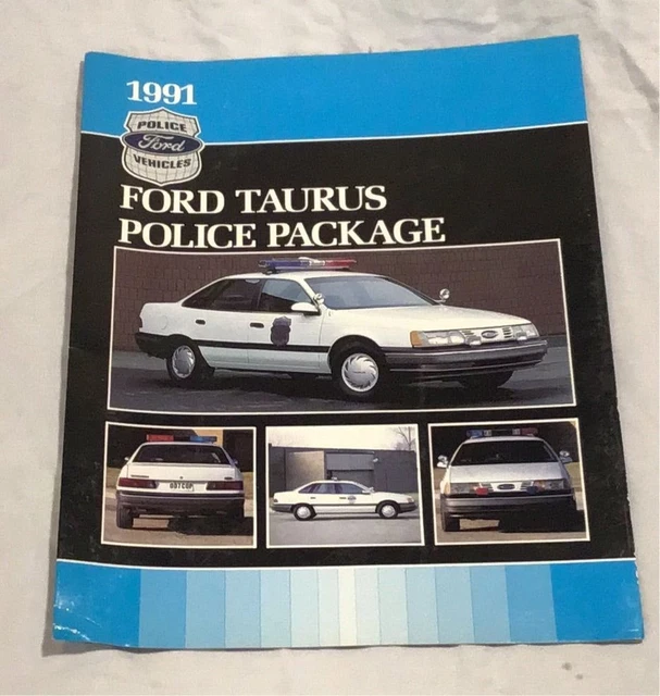 1991 FORD TAURUS Police Package dealer sales brochure 15.00 PicClick