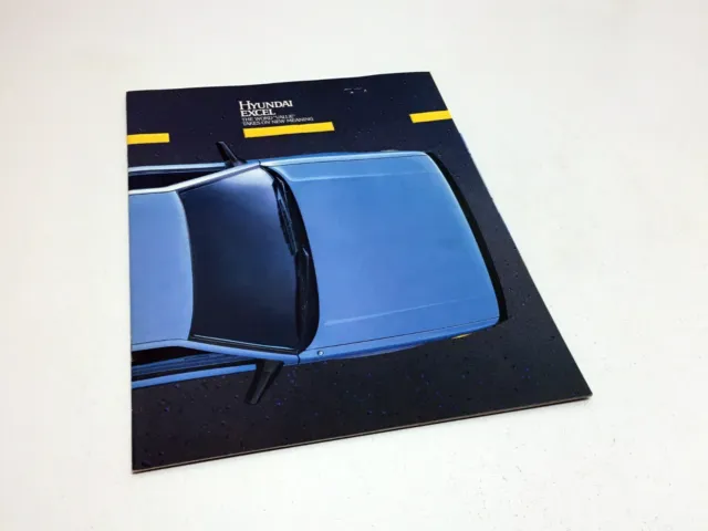 1986 Hyundai Excel GL GLS Brochure