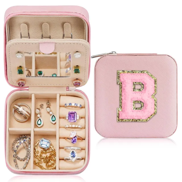  Parima Teen Girl Gifts for Teenage Girls -Personalized Travel  Jewelry Box for Girls, Valentines Gifts Stuff for Teenagers Girls, Birthday Gifts for Girls Jewelry Box