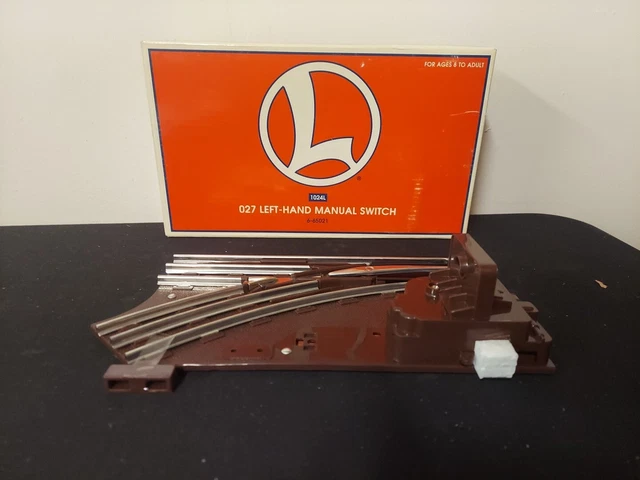 Lionel Train Track O27 Scale Gauge Left Hand Switch 6-65021