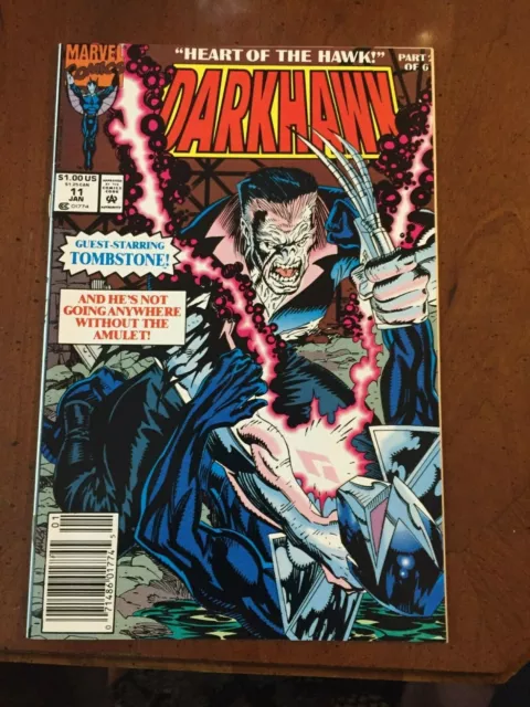 Marvel Comics DARKHAWK Guest - Starring TOMBSTONE Issue # 11 January 1992