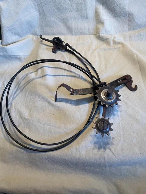 Dérailleur Arrière Vélo Vintage CYCLO TWIN CABLE – 3/4 Vitesses, Années 30