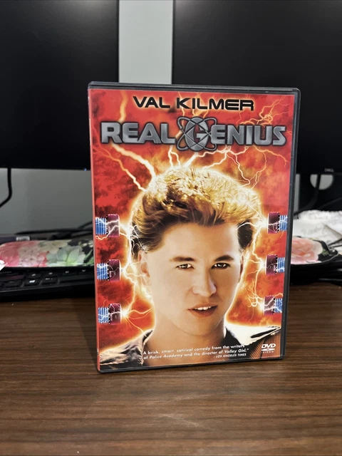 REAL GENIUS (DVD) Val Kilmer 1985 Gabe Jarret Martha Coolidge HTF