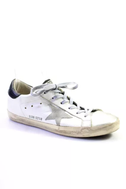 Golden Goose Deluxe Brand Womens Leather Superstar Sneakers White Size 41 11