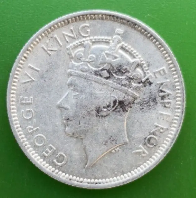 1937 Southern Rhodesia Silver Shilling Coin #1605