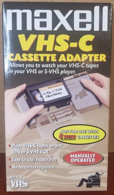 Adaptador de casete Maxell 290060 VHS-C