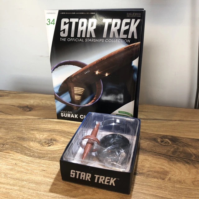 Vaisseau Vulcain Surak – Star Trek – Eaglemoss – échelle 1:2500 – Métal Et Plastique – 13 Cm