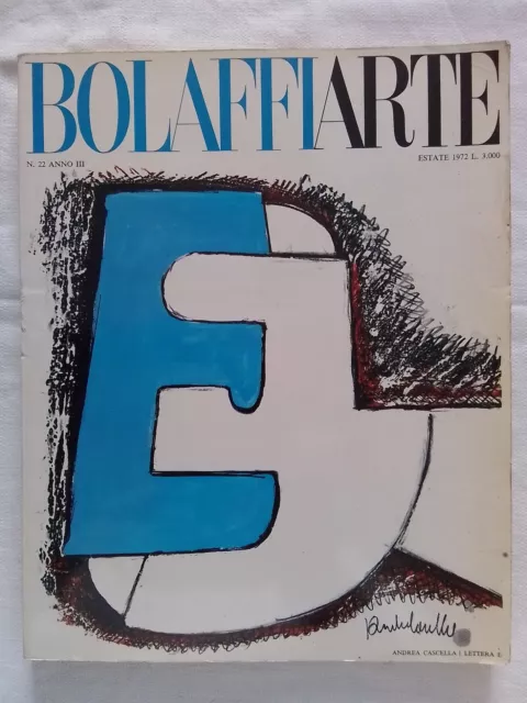 Bolaffi Arte Andrea Cascella Lettera E concetto Pozzati Come Misurare Le Rose In