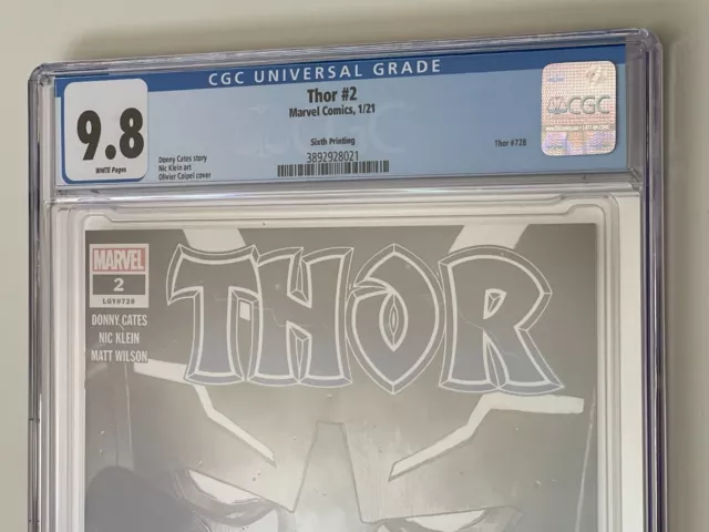 2020 Marvel THOR 2 First Appearance of STRANGE ACADEMY preview 6th Print CGC 9.8 3