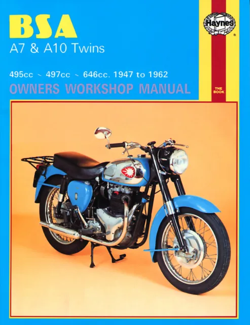 BSA A7 & A10 Twins Repair Manual 1947-1962
